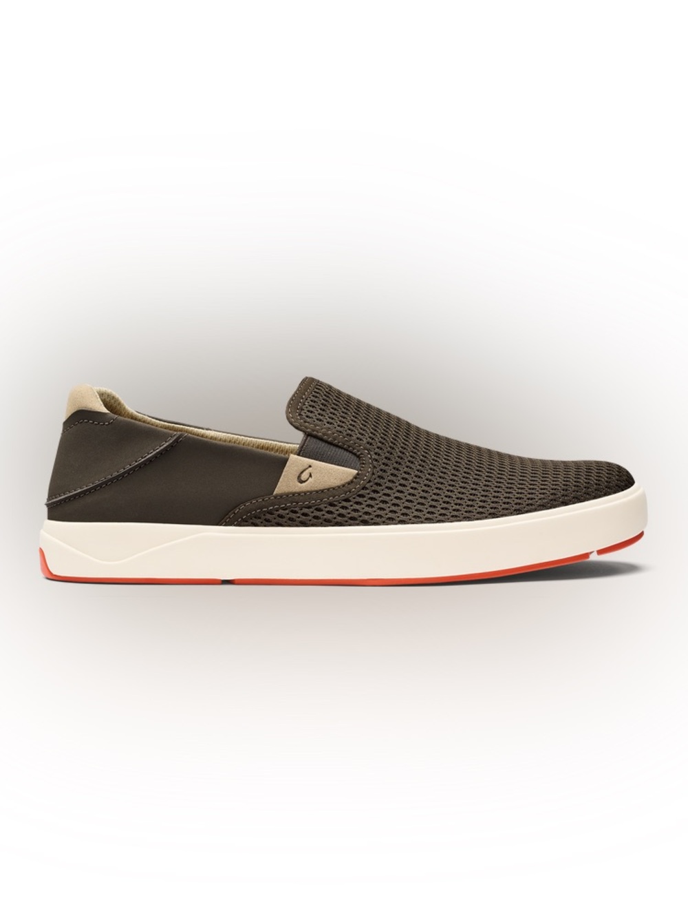 Olukai Lae‘ahi Men’s Breathable Slip-On Shoes Olive Green/Brown Mens 9.5
